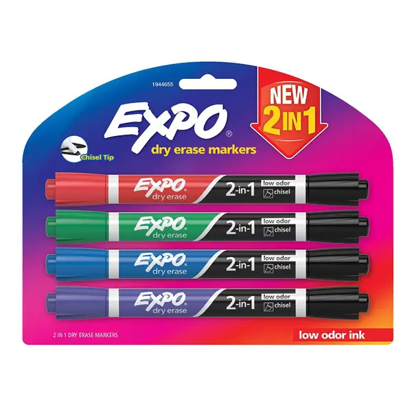 Expo Dry Erase Markers 4-Pack