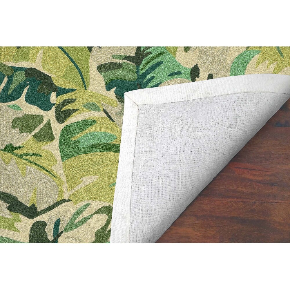 Liora Manne Capri Palm Leaf Indoor/Outdoor Rug