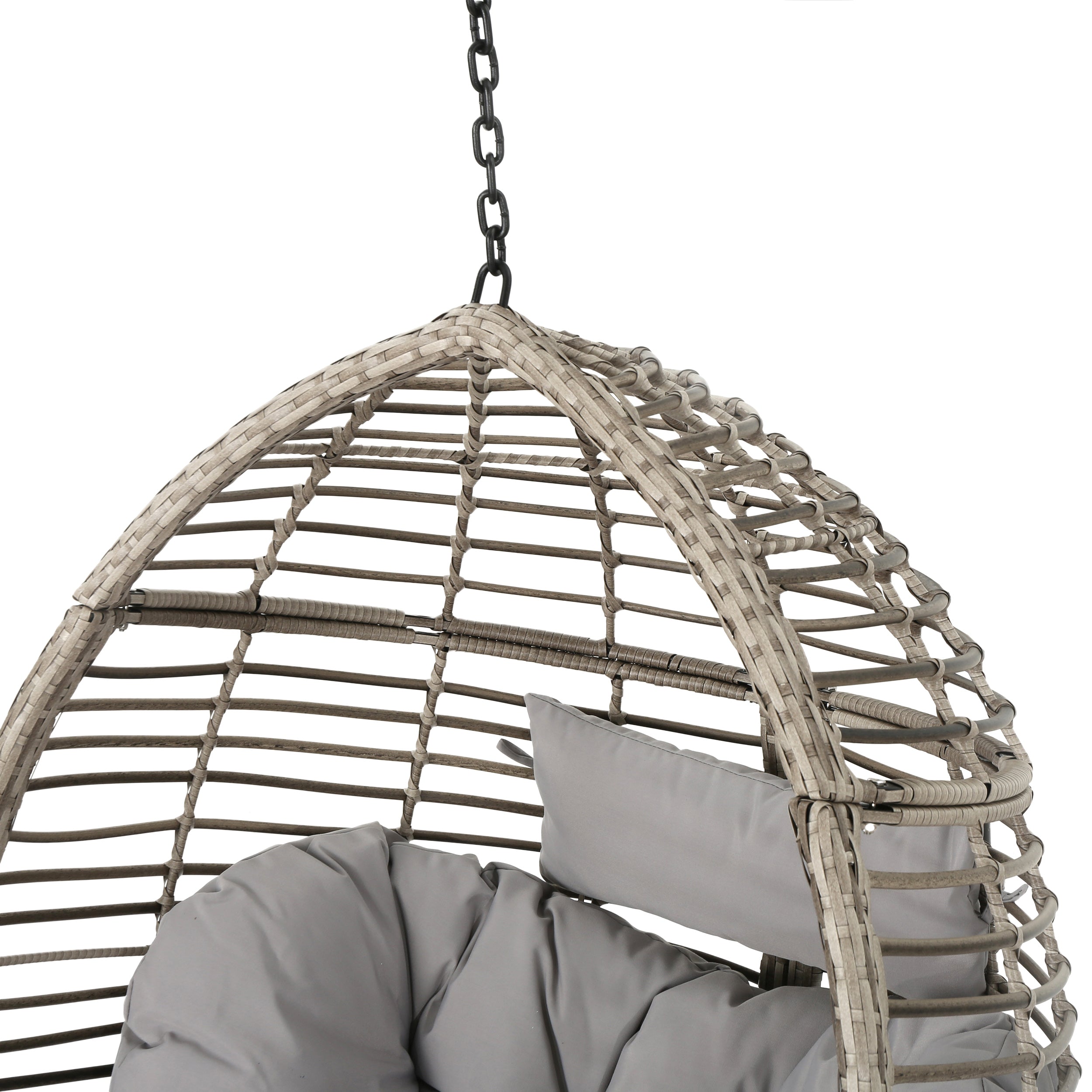 Leasa Indoor/Outdoor Hanging Teardrop / Egg Chair (Stand Not Included)