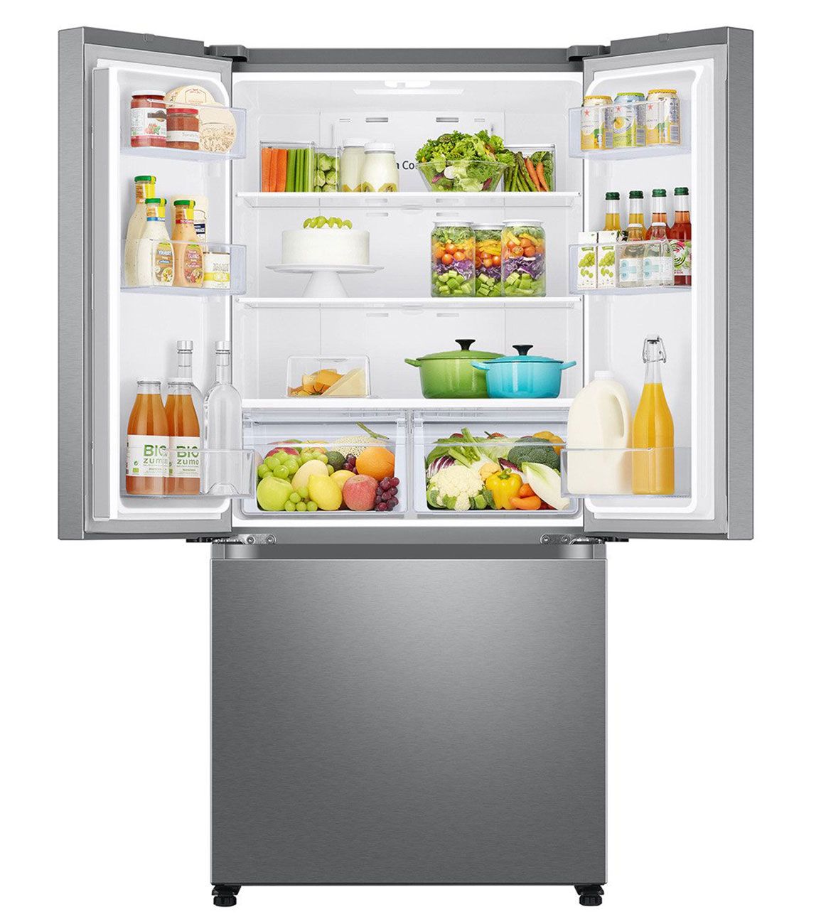  ADA 19.5 Cu. Ft. Fingerprint Resistant Stainless Steel 3-Door French Door Smart Refrigerator