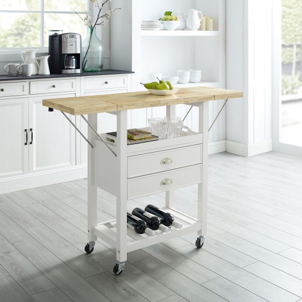 Bristol Double Drop Leaf Kitchen Cart