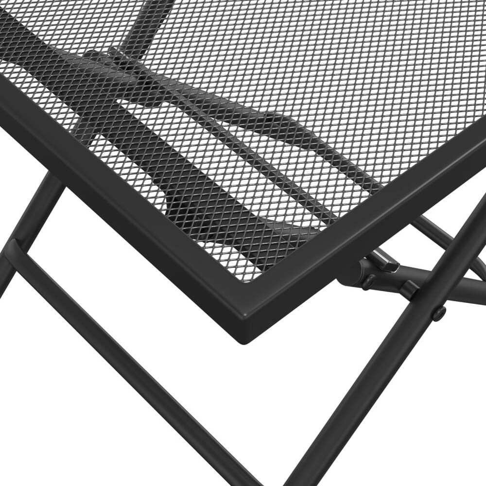 vidaXL Folding Patio Table Anthracite 15\