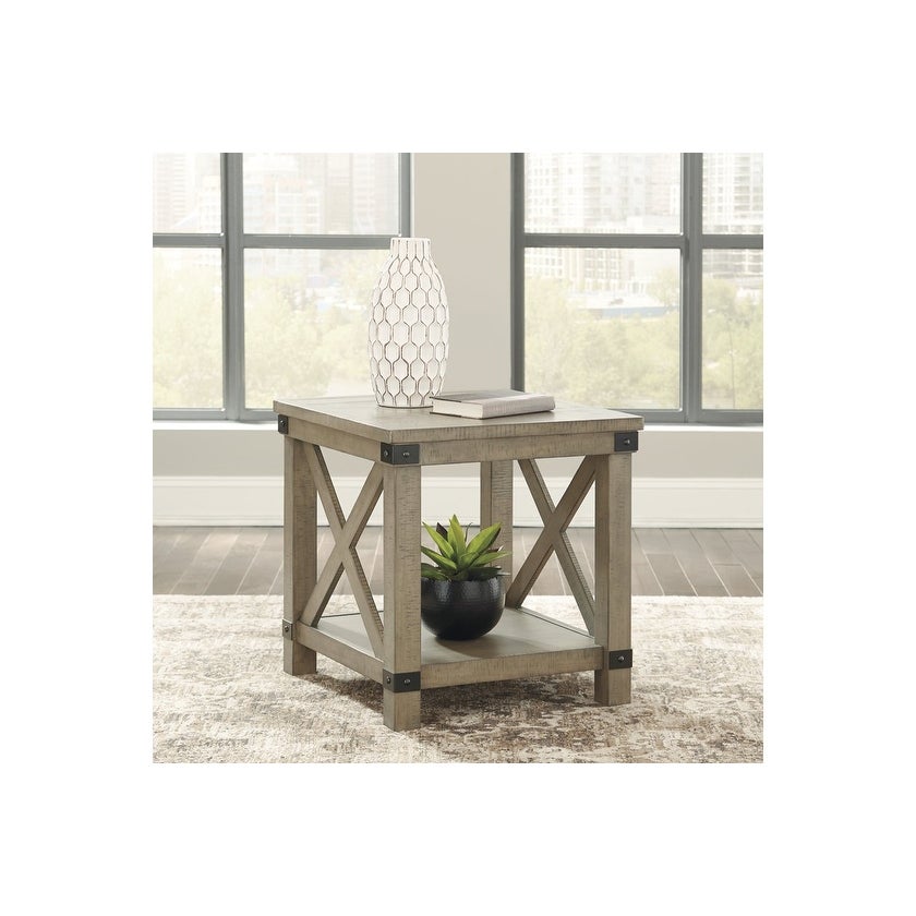 Ashley Furniture Aldwin Rectangular End Table-T457-3 Rectangular End Table