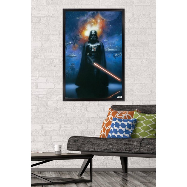 Star Wars Darth Vader Framed Poster Trends International