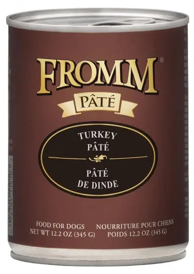 Fromm Gold Turkey Pate Canned Dog Food;