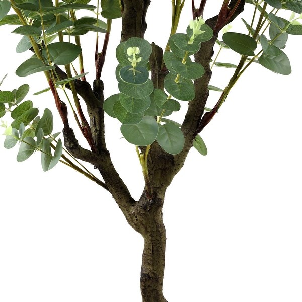 SAFAVIEH Faux Eucalyptus 60inch Potted Tree