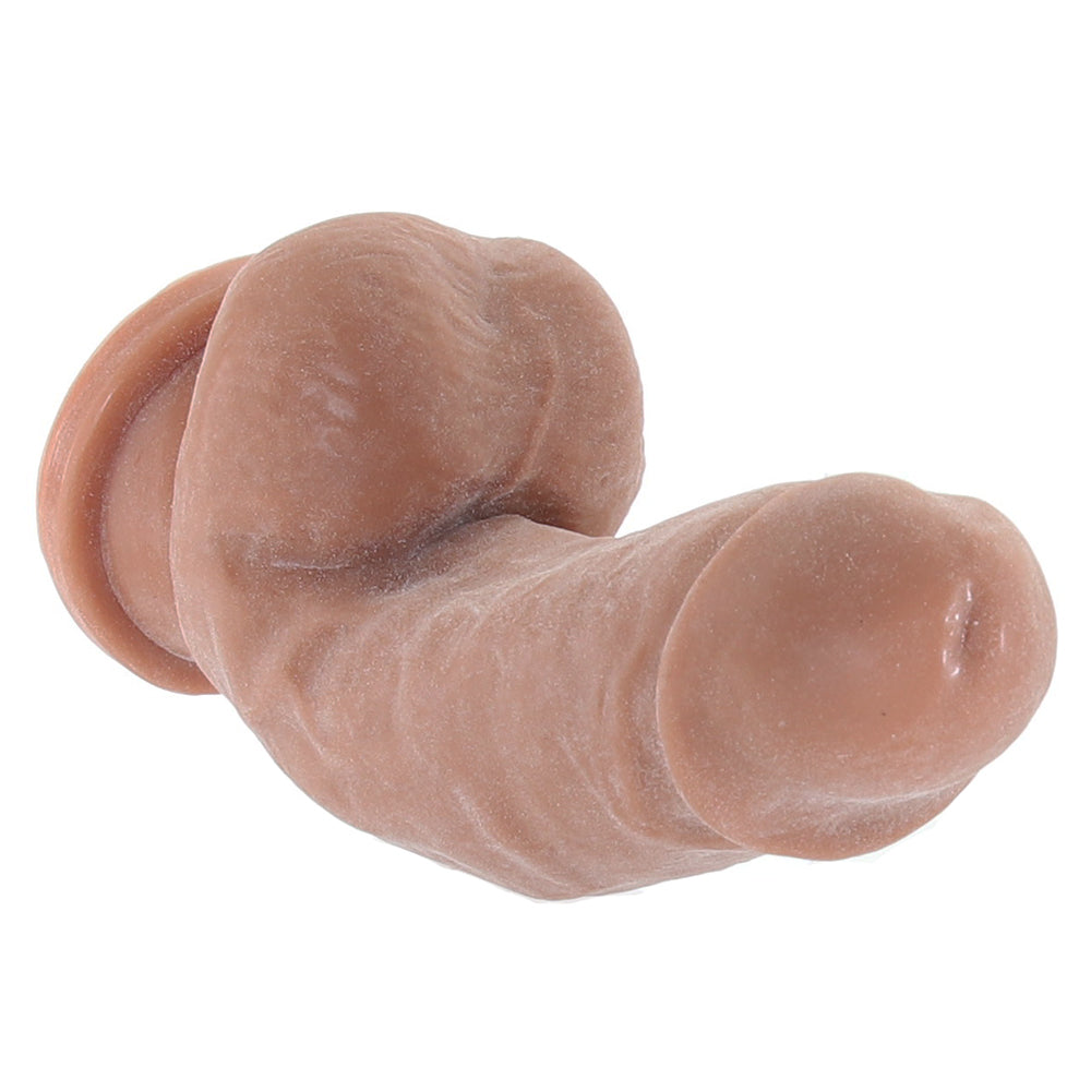 Dr. Skin Plus 7 Inch Girthy Poseable Dildo in Mocha