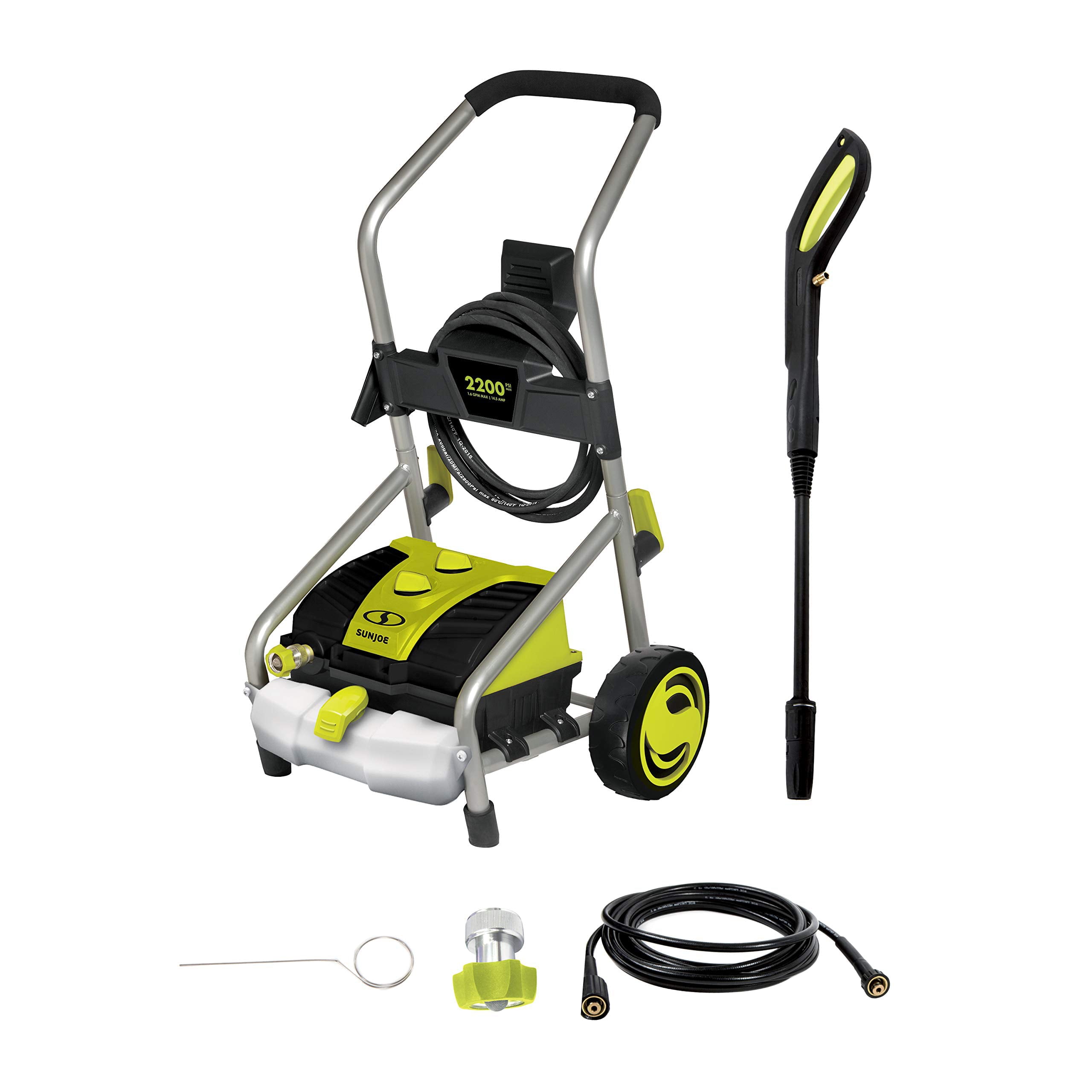 Restored Sun Joe SPX4003 2200-Max PSI 1.6-GPM 14.5-Amp Electric Pressure Washer (Refurbished)