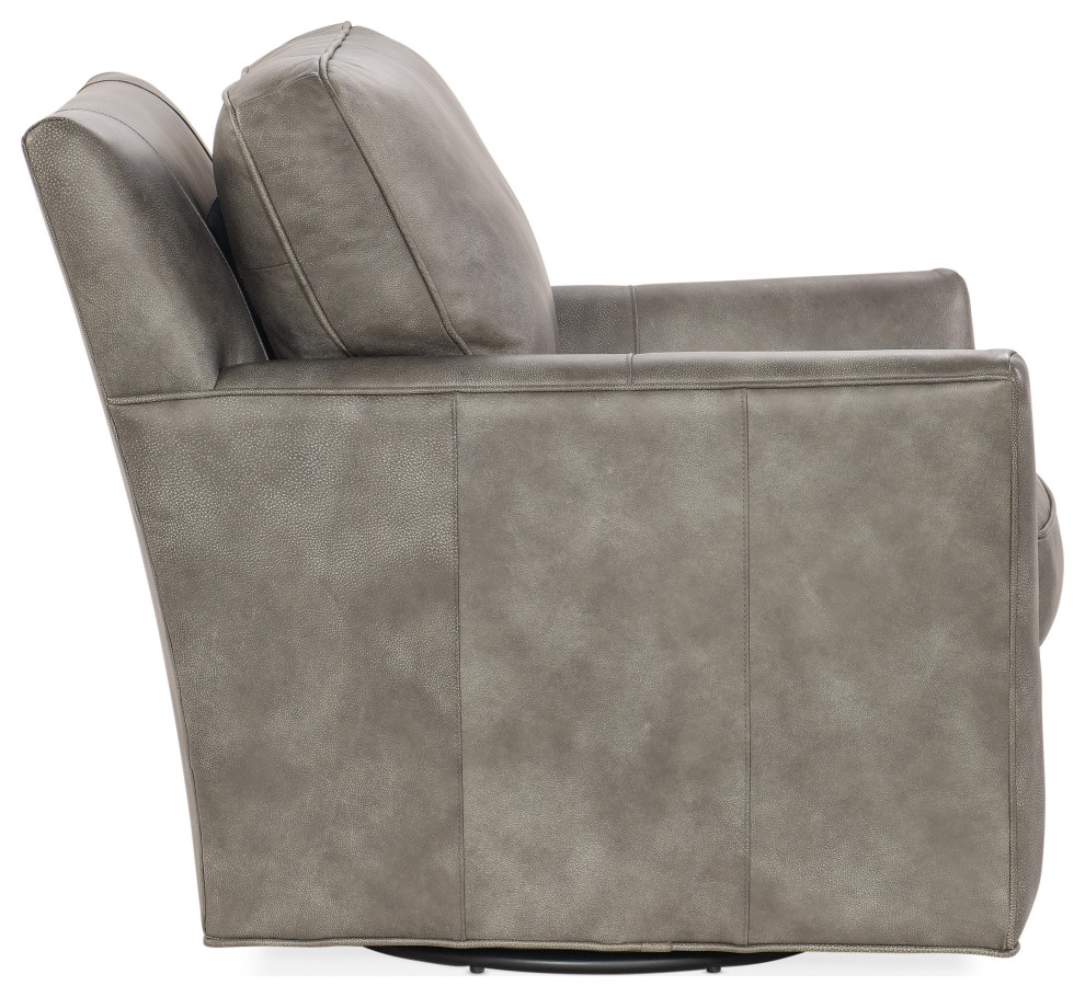 Captain Swivel Club Chair   Transitional   Armchairs And Accent Chairs   by Hooker Furniture  Houzz