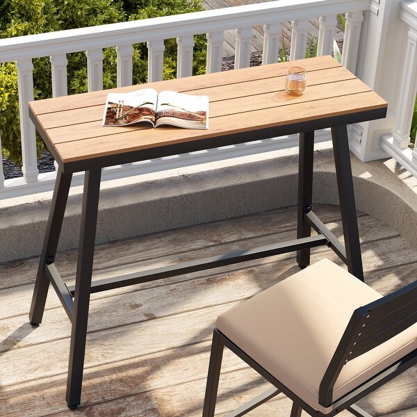 Outdoor Patio Bar Table Bistro Dining Table