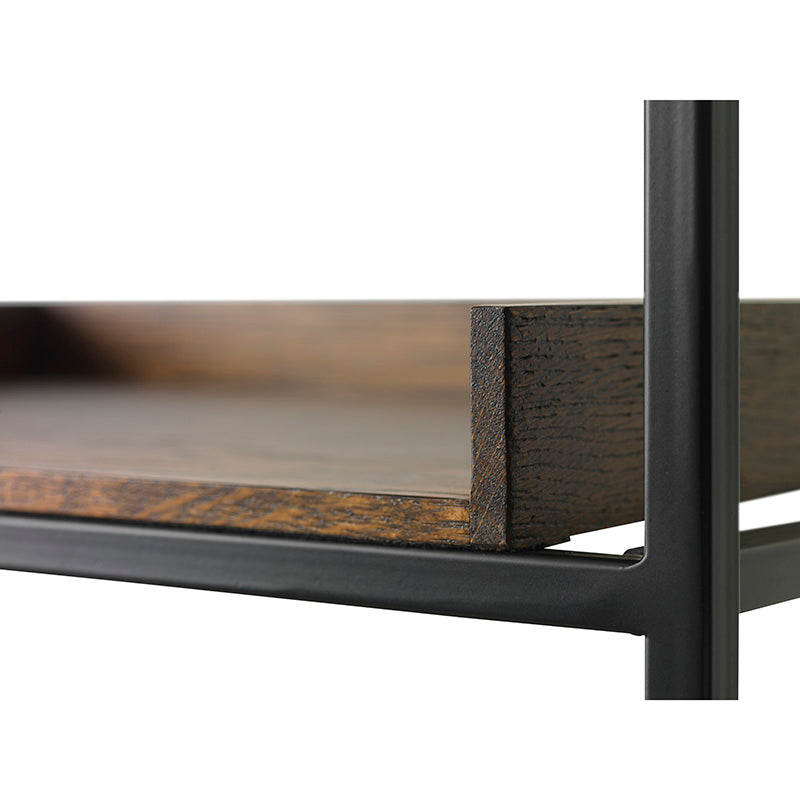 RIVOLI Display Unit 1.8M - Smoked Oak & Black