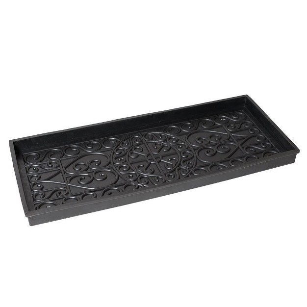 Birdrock Home 34 x27 x27 lx14 x27 x27 w Decorative Rubber Boot Tray