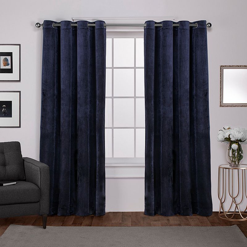 Exclusive Home 2-pack Velvet Heavyweight Window Curtains