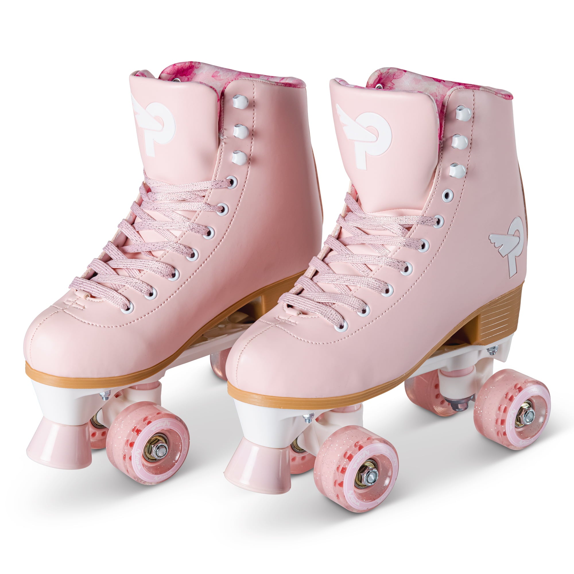 Prettyfly Retro Quad Adult Skates - Pastel Pink (Size 5), One Pair, Women