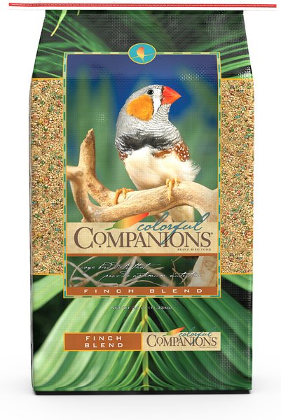 Colorful Companions Finch Blend Finch Food， 25-lb bag