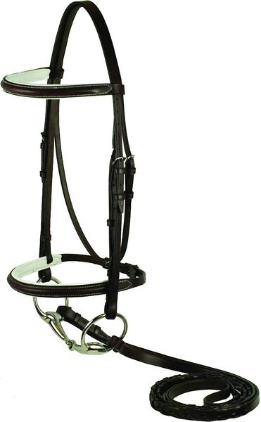 Gatsby Plain Raised Padded Horse Bridle