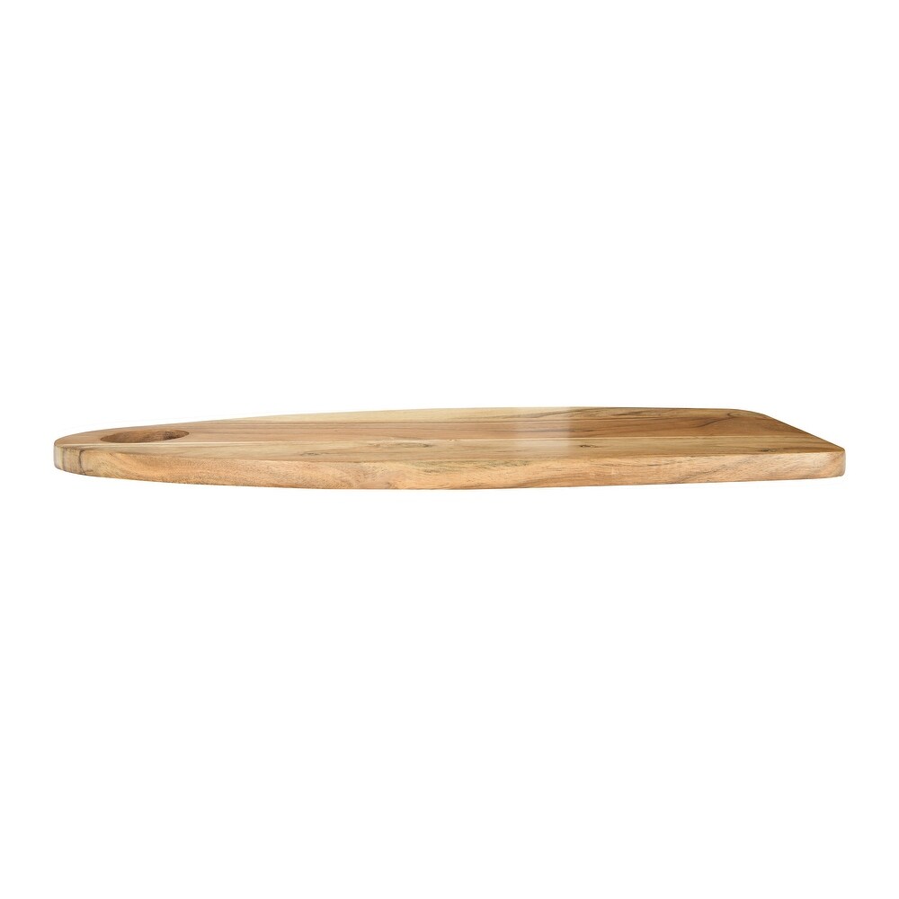 Acacia Wood Cheese/Cutting Board with Handle