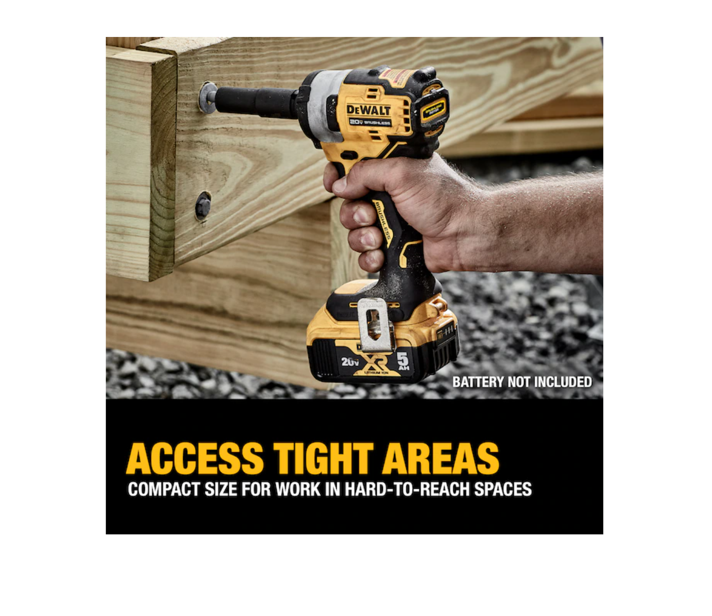 DEWALT DCF911B 20-volt Max Variable Speed Brushless 1/2-in square Drive Cordless Impact Wrench