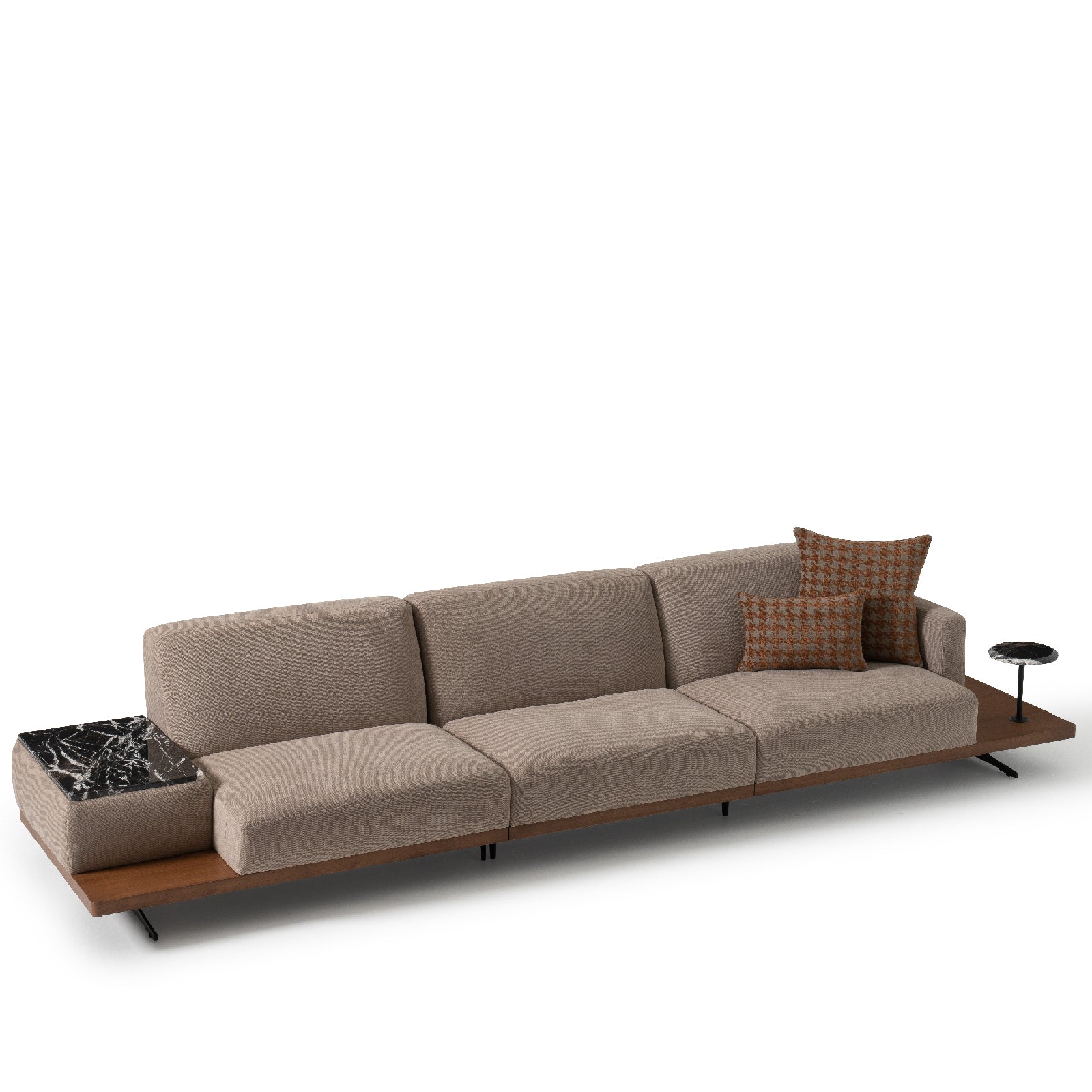 Orissa Sofa Right Module With Arm And Marble Table Orsaim-Rightsofa