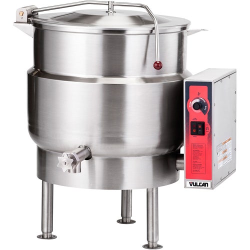 Floor Mounted Stationary Kettle， 60 Gallon Direct Steam