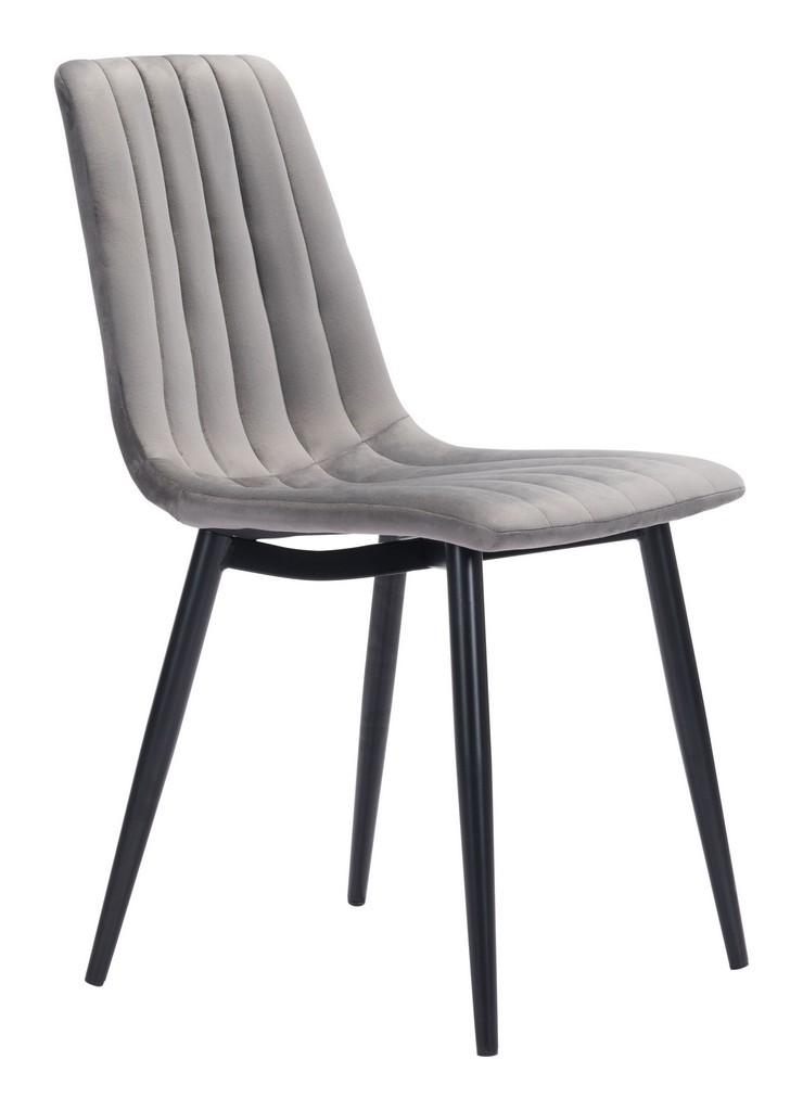 Zuo Modern 101554 Dolce Gray Dining Chair - Set of 2