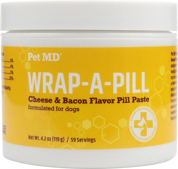 Pet MD Wrap-A-Pill Cheese and Bacon Flavor Pill Paste