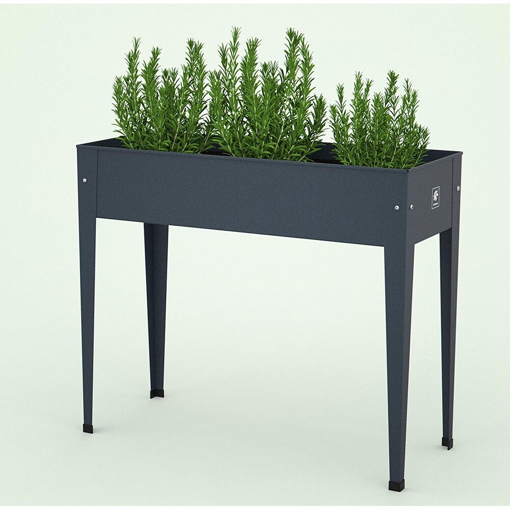 Elevated Garden Bed  Metal Elevated Outdoor Flowerpot Box (standard size)