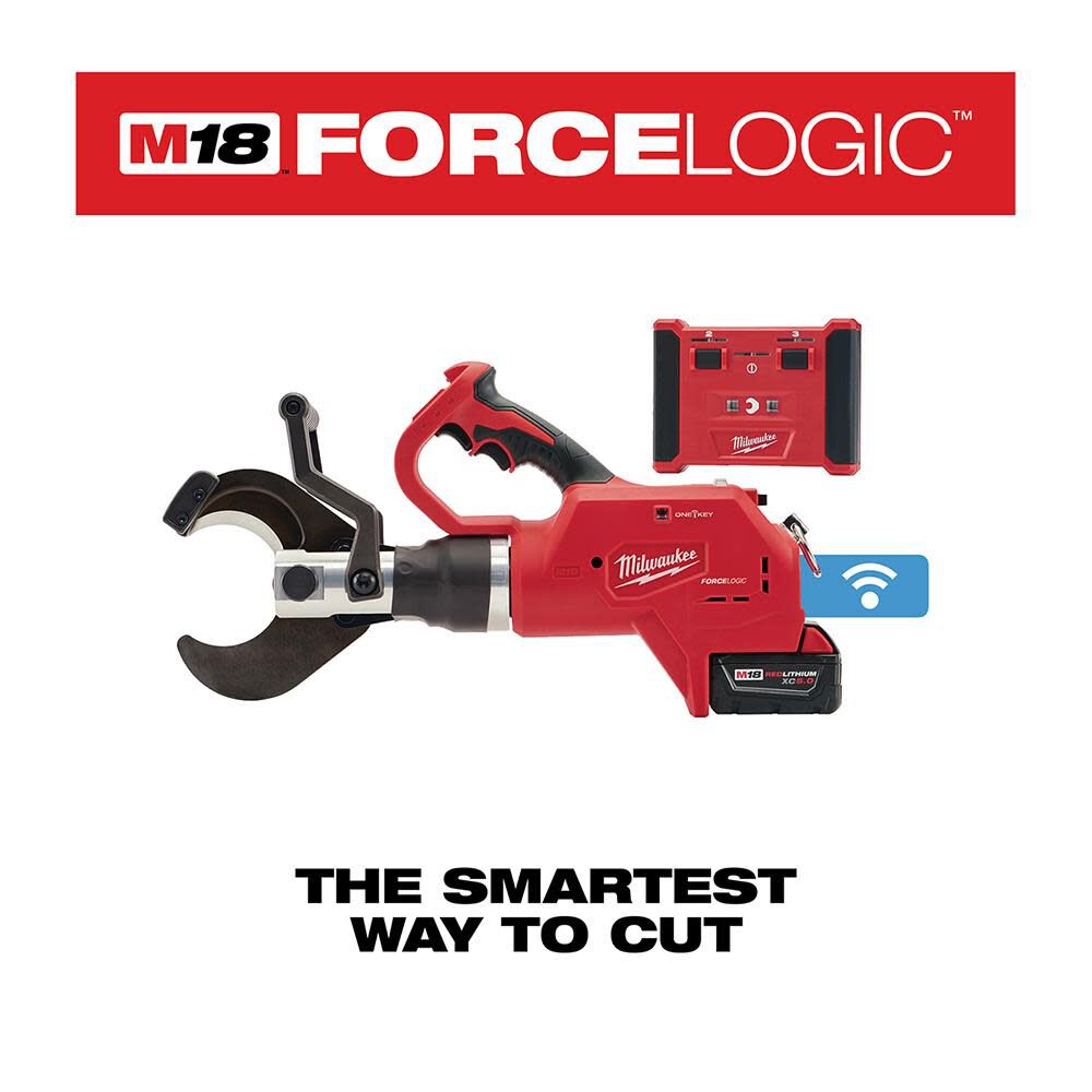 Milwaukee M18 FORCE LOGIC 3 in. Underground Cable Cutter with Wireless Remote 2776R-21 from Milwaukee