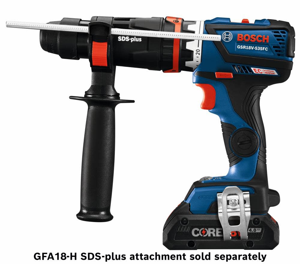 Bosch 18V EC 5 In 1 Drill/Driver Kit Flexiclick Reconditioned GSR18V-535FCB15-RT from Bosch