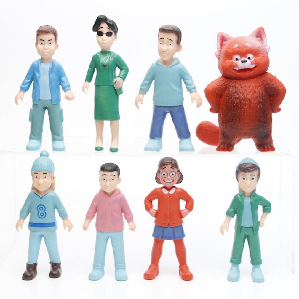 8pcs Youth Turning Figure Toy Model