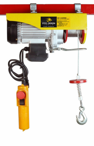 Steel Dragon Tools 880 LBS Mini Electric Wire Cable Hoist