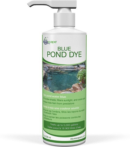 Aquascape Blue Pond Dye Water Treatment， 8.5-oz bottle