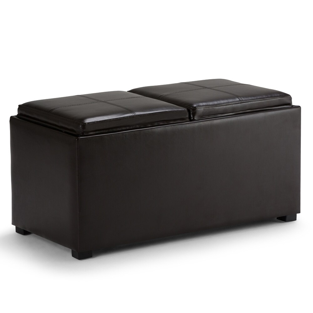 WYNDENHALL Franklin Upholstered 3 piece Ottoman Set