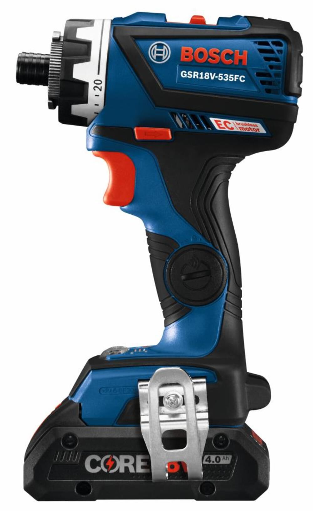 Bosch 18V EC 5 In 1 Drill/Driver Kit Flexiclick Reconditioned GSR18V-535FCB15-RT from Bosch