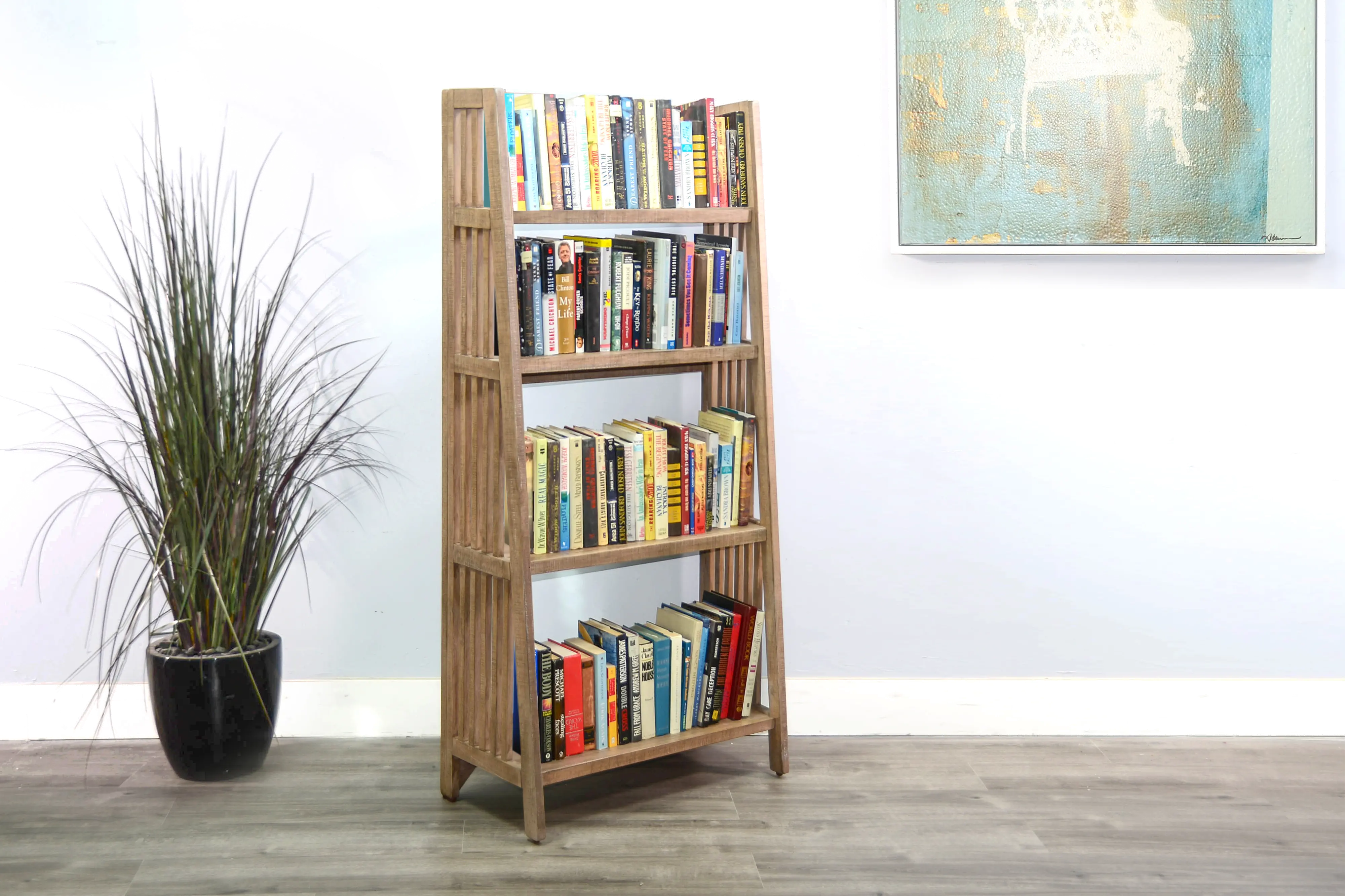 Tilton 60 Bookcase - Desert Rock Brown