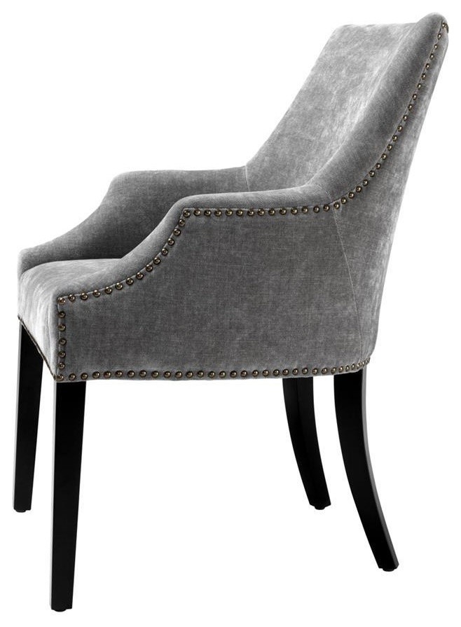 Nailhead Trim Dining Chair  Eichholtz Legacy   Transitional   Dining Chairs   by Oroa   Distinctive Furniture  Houzz