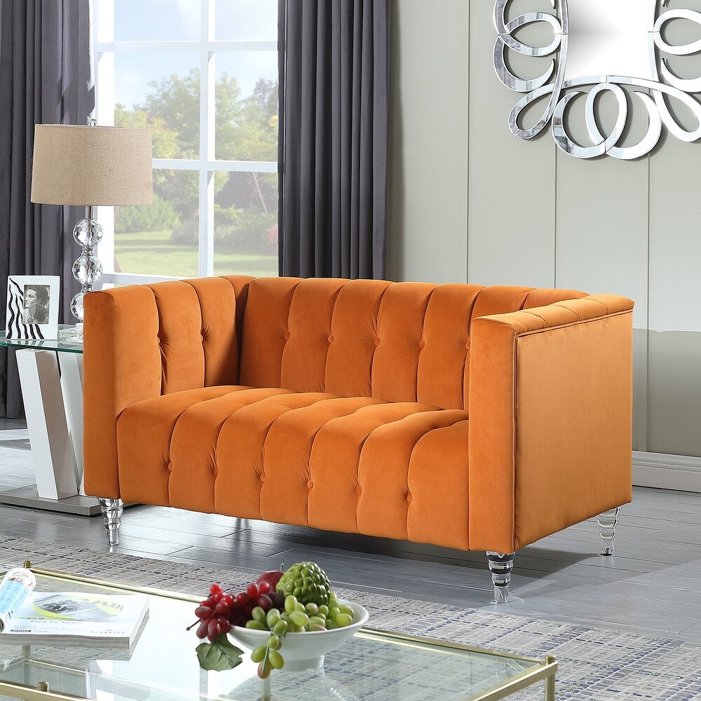 Modern and beautiful sofa with acrylic leg