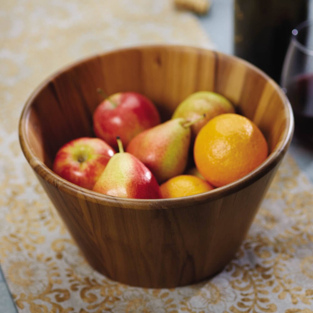 Anolon(r) Pantryware 3 Piece Teak Wood Salad Serving Set