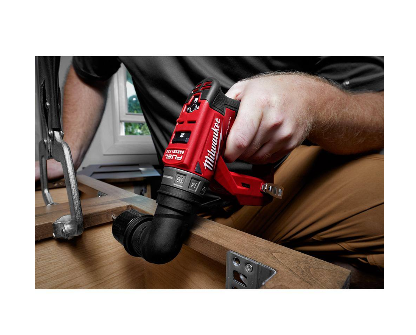 Milwaukee 2505-22-48-11-2420 M12 FUEL 12-Volt Lithium-Ion Brushless Cordless 4-in-1 Installation 3/8 in. Drill Driver Kit W/ Bonus 2.0Ah Battery