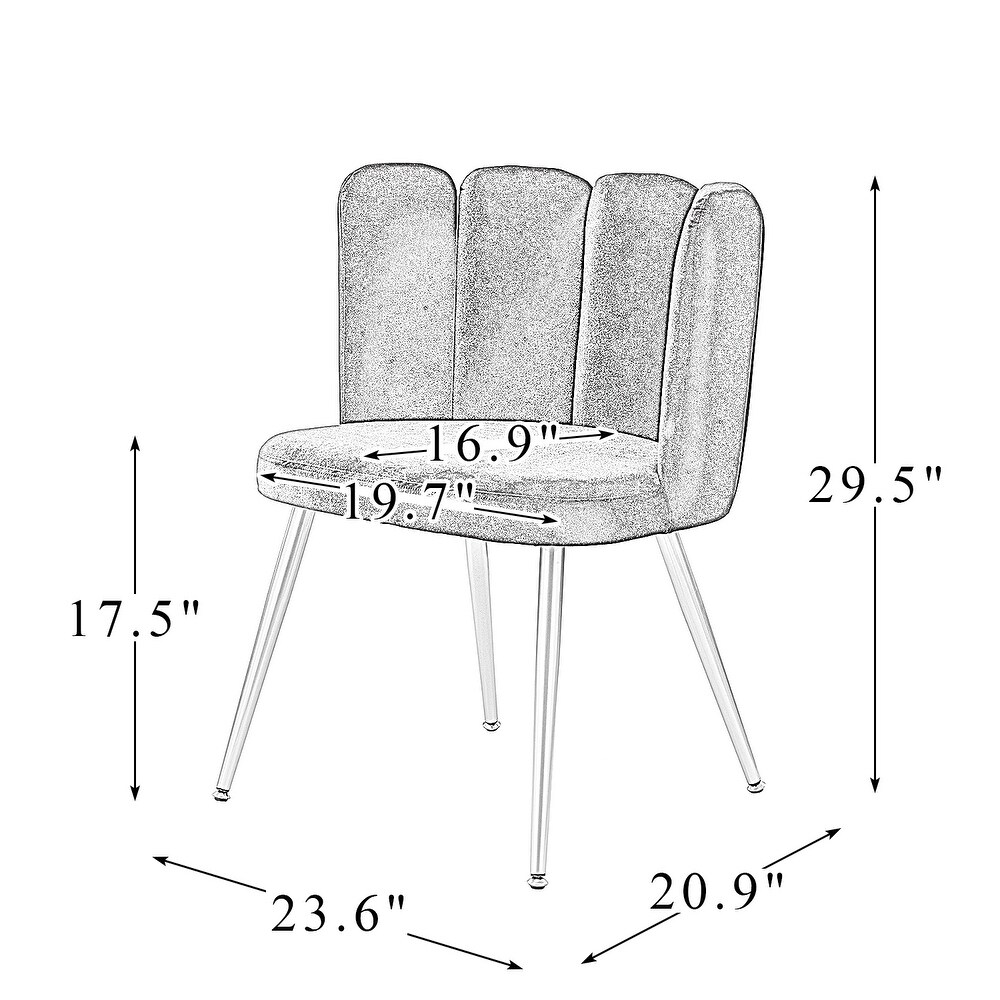 Anjela Side Chair with Tufted Back