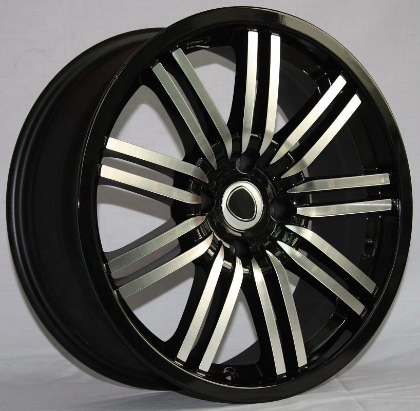 Aftermarket  Black Machined Face Passenger Car Wheels 18~22 inch 5x114/120 oy Rims Factory Wholesale