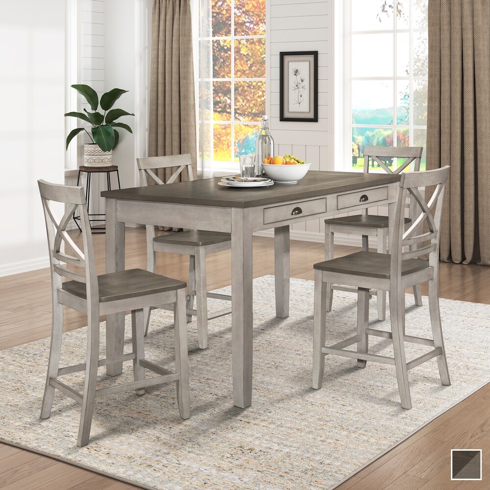 Dardanelle 5 Piece Counter Height Dining Set