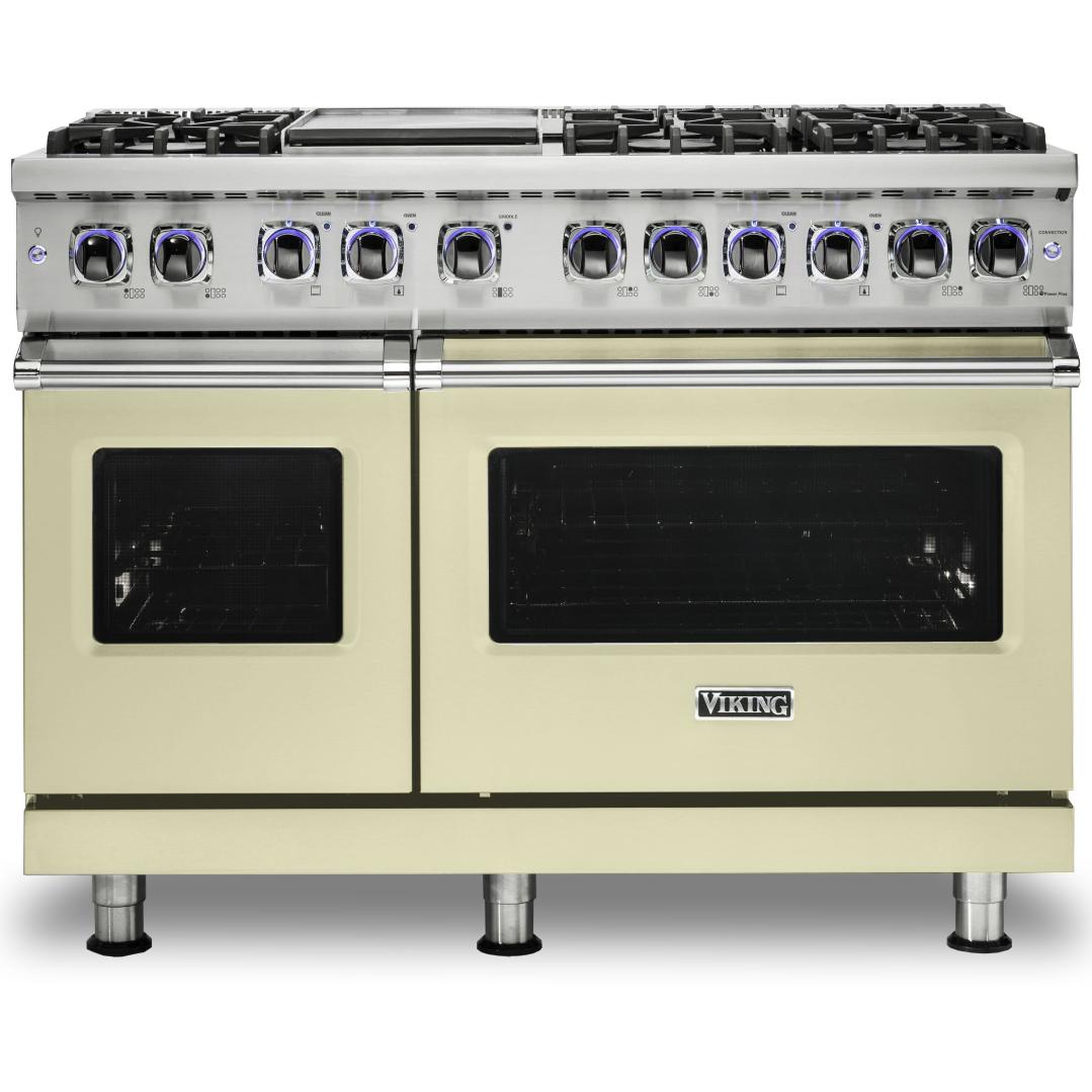 Viking 48-inch Freestanding Dual-Fuel Range with Elevation Burners CVDR7482-6GVCLP