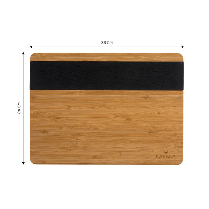 Karaca Black Wood Cutting Board-L 153.03.06.1339