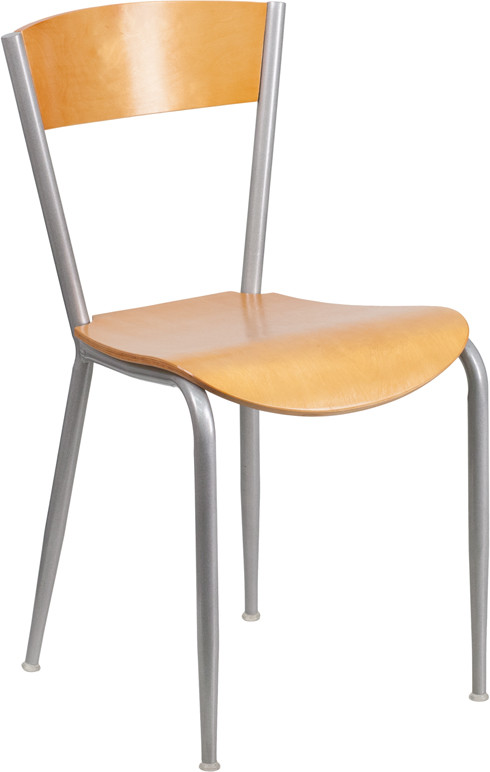 Metal Restaurant Chair   Midcentury   Dining Chairs   by Flash Furniture  Houzz