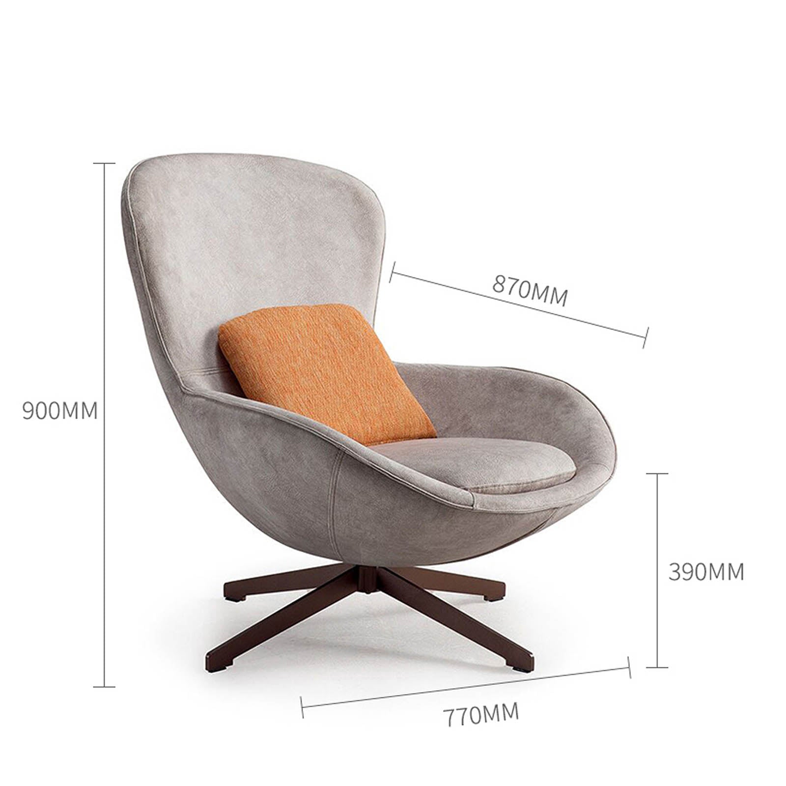 Vigo Swivel Lounge Chair Lc019