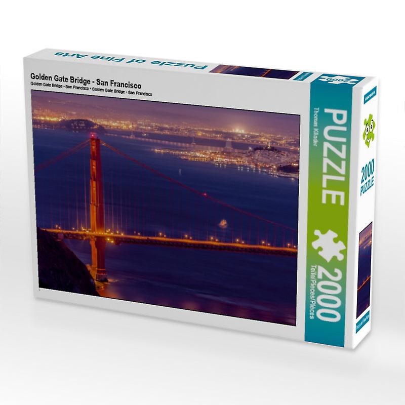 Golden gate bridge - san francisco - calvendo foto-puzzle