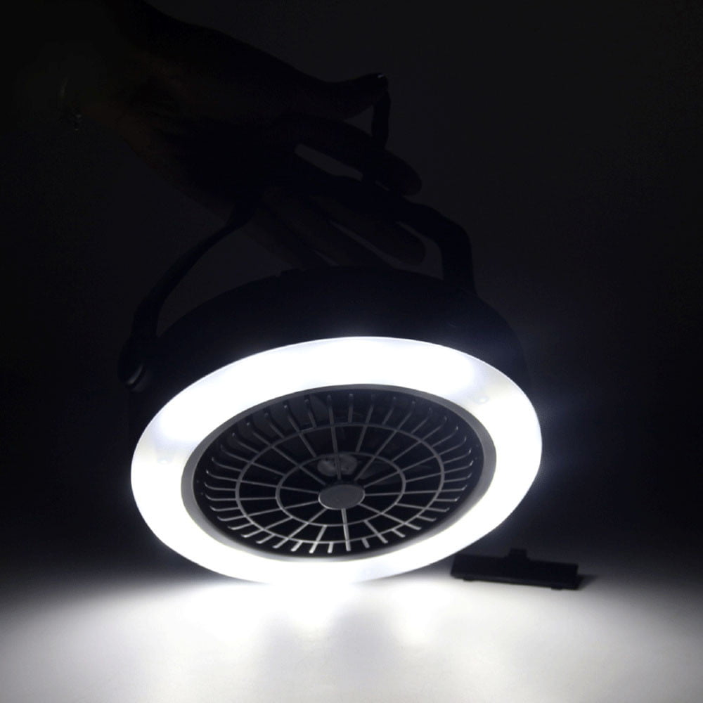 Egmy Tent Fan Led Light Camping Gear Outdoor Hiking Equipment Portable Lamp With Hook