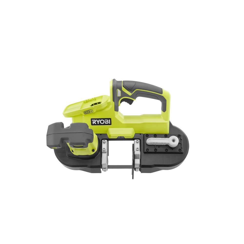 RYOBI ONE+ 18V Cordless 2-12 in. Compact Band Saw Kit with (1) 4.0 Ah Lithium-ion Battery and 18V Charger P590K1