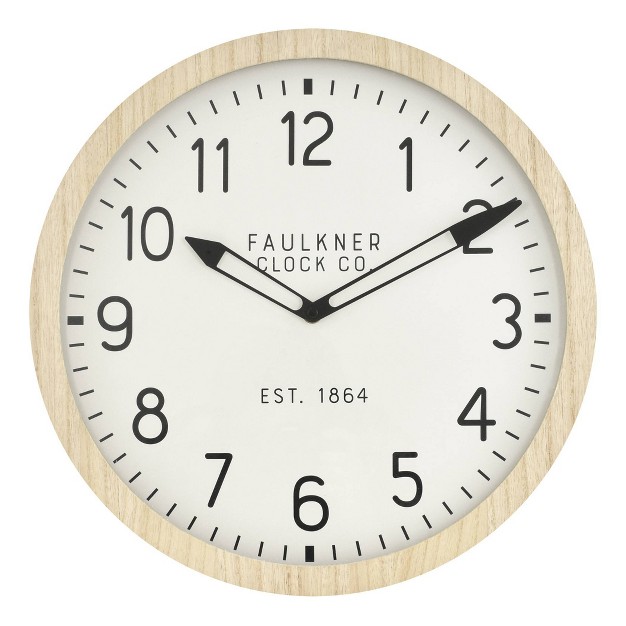 Wall Clock Wood